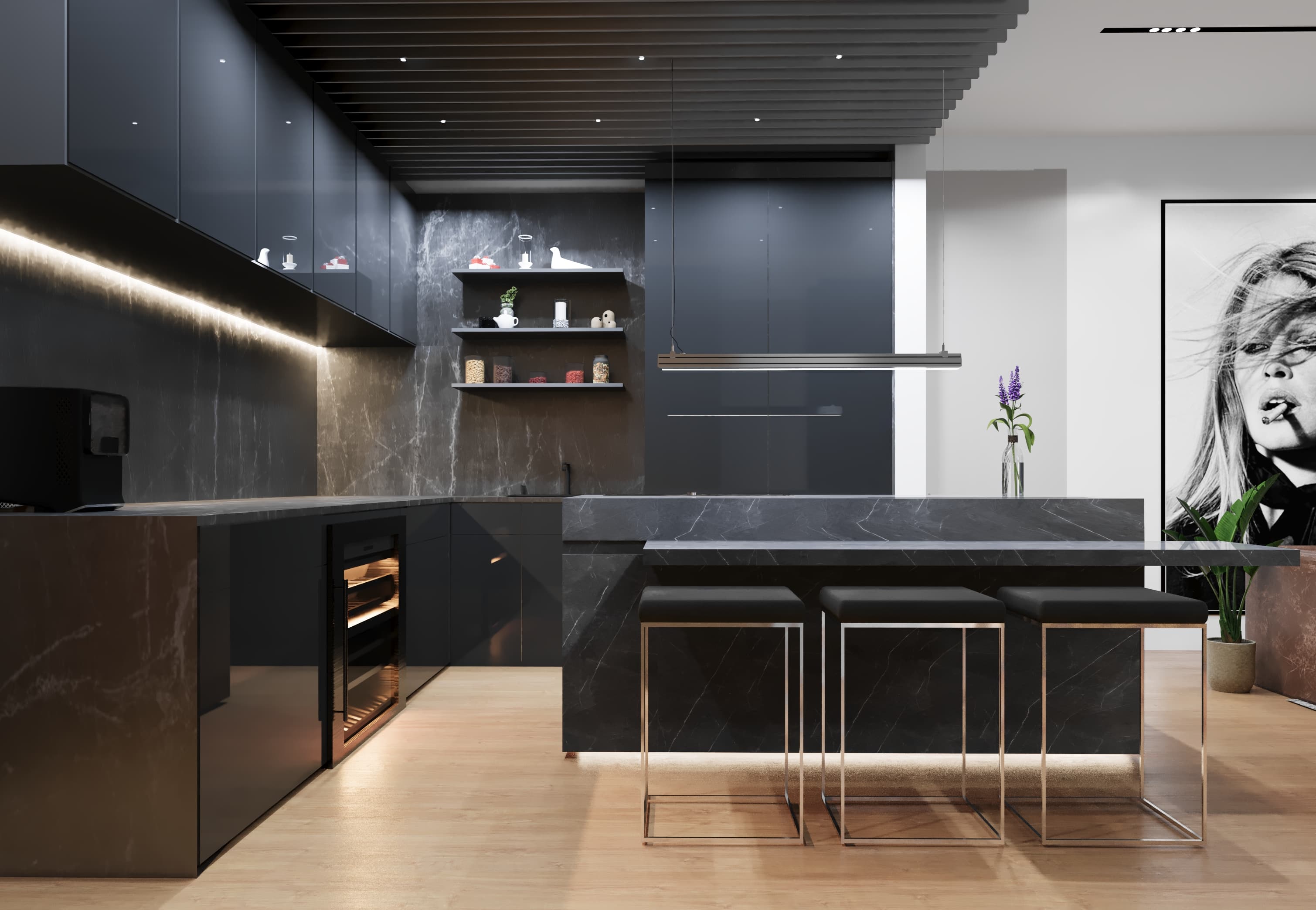 Residence kitchen interior